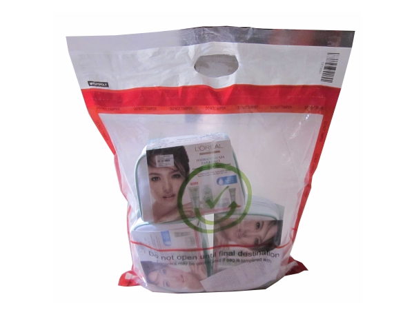 STEB bag with welding and high security adhesive